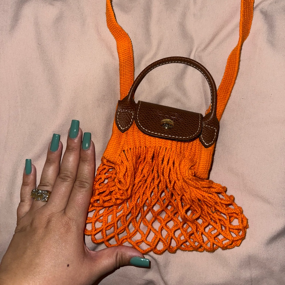 Longchamp - Le Pliage Filet XS worn once!
